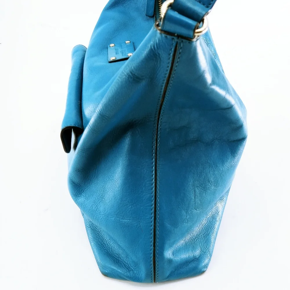 Kate Spade Serena Scion Blue  Leather‎ Shoulder Handbag
